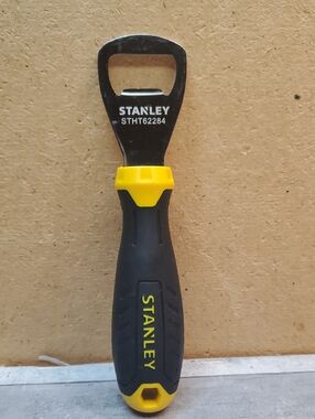 Stanley Black and Yellow Bottle Opener